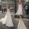Koronkowe sukienki ślubne Berta kochanie Linia z koralikami Split Bohemian Wedding Sukni