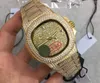 Top Luxury Mens Watch 5711 Import Automatic Movement All Diamond Watch 40mm Cadran Saphir Dos Transparent 50m Étanche Super Lumineux