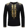 남성용 풀 슬리브 셔츠 루마 Masculina Mens 탑 복장 아프리카 남성 의류 2020 Riche African Clothing Dashiki Z0306