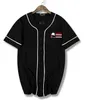 2019 Ny hip hop svart och vit linje snabbtorkande t-shirt baseball uniform kortärmad jersey