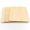 24pcs tasse en bois naturel mat dessous de verre 10cm couleur unie carré résistant à la chaleur ménage tasse boissons bol pad cuisine fournitures A3 T200703