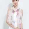 Femmes filles Big fashiong 100% Real Mulberry SILK SCARF wrap châle sarongs Silk Neckerchiefs 180 * 110cm vente d'usine MIXTE 40 pcs / lot # 4106