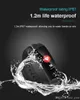 Pour iPhone d'origine iOS Samsung Sony Android Téléphone Mobile Bracelet Intelligent CD02 Moniteur de Fréquence Cardiaque Fitness Tracker IP67 Montre Intelligente Étanche