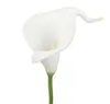 10 Köpfe weiße Calla-Lilien, künstliche Braut-Hochzeitsstrauß-Kopf, Latex, fühlt sich echt an, künstliche Blume, Hochzeitsdekoration, GB780