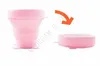 5 Colors telescopic cup portable silicone folding cup 170ml outdoor camping travel collapsible retractable cups tableware