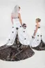 Sweetheart Camo Wedding Gowns Handmade Flowers Satin Zip robe de mariee Long Bridal Gowns Custom Made