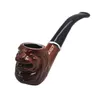 New brown pipe classic wood tube wood removable pipe WY308