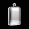 Wholsale 6 OZ superficie lucida Hip Flask vino dell'acciaio inossidabile Alcol liquore fiasco con vite coperchio libero Imbuto Inclued