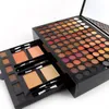 New Miss Rose Professional Makeup 180 Colors Matte Shimmer Palette Powder Blush Eyebrow Contouring Beauty Kit Box WSH995104019