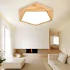 Mooielight Creative Wood Geometric LED Lampade da soffitto moderno soggiorno camera da letto corridoio plafoniera, apparecchio di illuminazione per interni MYY