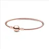 Fashion Heart Shaped Clasps Bangles Bracelet Silver Plated Men Women Blank Bangle fit European Beads Bracelets DIY on Sale