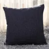 40CM40CM Cottonlinen Pillow Coverse Solid Burlap Pillow Case Classic Linen Square Cushion Cover Sofa Dekoracyjne Poduszki G4427160