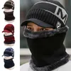Chapeau d'hiver chaud pour hommes et femmes, bonnet à visière en tricot, bonnet à bec doublé en polaire avec bord, chapeaux de rue