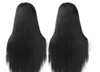 2020 Brazilian Human Hair Glueless Full Lace Wigs Lace Front Wig Weft Back Front Lace Wig for Women Natural Black Straight