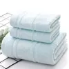 Towel Soft Plain Bamboo Forest Set Fiber Spa Beauty Face Hand Bath Sports Home Bathroom For Adults Kids El1