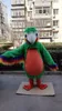 Dia das bruxas verde papagaio de pelúcia Mascote Traje Dos Desenhos Animados Animal Anime personagem de natal Trajes Do Partido Do Carnaval Fantasia Traje Adulto Outfit