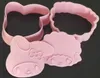 2PCS Boy and Girl Fondant Cake Tłokowy Cutter Sugarcraft DIY Form Dekoracja Bakeware Tool4402874