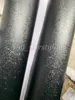 3D Forged Black Vinyl Car Wrap Film مع فقاعة الهواء خالية مثل 3M جودة مع Low Tack Glue 1.52x20m Roll 5x67ft