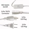 200cm T5T8 연장 철사,1M3.3ft 연결 가능한 코드 철사 두 배 끝은 통합 관 연결 철사를 지도했습니다