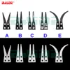 Black / White Ceramic Tweezers Head DIY Replacement Screw Set for E cigarette Hand Tools 600set/lot