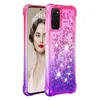 Pour Samsung A51 étui luxe liquide paillettes brillant doux coque arrière en TPU pour Samsung Galaxy A71 A01 A11 A21