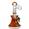 Beaker base Bong Oil Rigs Narghilè Pipa da fumo Bubbler Chicha Bong d'acqua Accessorio per sigarette Dab rigs con giunto da 14 mm