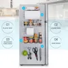 Réfrigérateur Rack Côté étagère Sidewall Portez des produits de cuisine multifonctionnels Organisateur Ménage de réfrigérateur multicouche Storage T20039409573