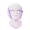 Galvanic Micro Electric 7 Colors LED Skin Facial Mask For Wrinkle Removal Whitening Acne Treatment DHL Free Shipping