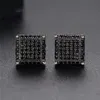 Fashion Hip Hop Gold Pleted Full CZ Paved Stud Coldings for Men Punk Jewelry