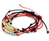 Gratis Ship 20st Lucky Red Black Rope Strings Tråd Braid Armband För Män Kvinnor Lucky Pulseras Lovers Presenter