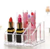 9 Grid Acrylic Makeup Organizator Schowek Szminka Kosmetyczna Szminka Biżuteria Wyświetlacz Stojak Makijaż Narzędzia Uchwyt Szczotki SN4099