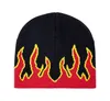 Berretto flame caldo cappelli invernali per uomini donne donne guardano docker berretto da cranio hip hop hop autunno acrilico cranio casual teschi all'aperto c9517558