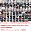 2020 баскетбольные шляпы Snapback Sports All Teams Caps Menwomen Регулируемые футбольные шляпы с плоскими шляпами сбрасывают более 8000 Styl2334289