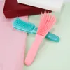 Green/Pink Hair Brush Scalp Massage Comb Women Detangle Hairbrush Comb Hairdressing Salon Styling Health Care Reduce Fatigue