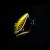 8色ミニ沈没ガラガリーウィグラー釣りルアービブ嘘つきクランクベイスハードバイブ振動ガラガラフック2.75g 4cm / 1.57 "