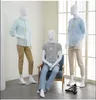 Fashion Style Fiberglass Gloss White Mannequin Male Mannequin Factory Direct sälja på kampanj