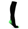 Chaussettes de compression Chaussettes de sport Chaussettes de récupération Ajustement de la pression Circulation Genou Haut Soutien orthopédique Bas Calcetines Bonneterie B5305