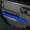 ABS Blue Auto Deur Handvat Frame Decoratie Trim voor Jeep Wrangler JK 4door 2007-2010 Auto Interieur Accessoires