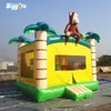 Yard Bounceland şişme sevimli maymun palmiye ağacı çocuklar şişme jumper ev kale satılık kale