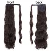 10 "-22" Wrap Magic Ponytail Horsetail 140g klipp i / på 100% brasiliansk remy mänsklig hårförlängning naturlig lös våg