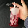 Wzór płomienia szisza, unikalny palnik na olej szklane bongi fajki wodne fajki szklane palenie z zakraplaczem