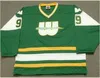Män vintage #9 Gordie Howe New England Whalers 1978 Wha Hockey Jersey Custom Any Name Number