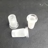 Konverter Glas DownStem Down Stem Rohrzubehör Adapter 18 mm Stecker auf 14 mm Buchse Reduzierverbinder Aschefänger Schlitzdiffusor für Wasserpfeifen Bongs Wasser