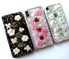 Para iphone 11promax Hyun flor carcasa de teléfono epoxi flores secas flor real carcasa protectora de teléfono móvil epoxi caja del teléfono celular