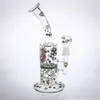 BOND BONDON PERCOLAT PERCOLATO Verre Bong avec bol de 11 pouces Taux de tabagisme Tuyaux d'eau de fumer Joint 14.4mm Deux Fonctions Huile Huile Heavanahs DAB