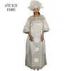 Африканские платья для женщины Bazin Riche Emelcodery Design Long Dress LA112180R