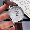 4 orologi di alta qualità stile Heritage Chronometrie Perpetual 112538 Orologio automatico da uomo con quadrante bianco cinturino in pelle da uomo