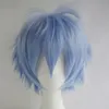 Taille: synthétique réglable Sélectionnez la couleur et le style Fashion Multi Color Short Straight Hair Wig Anime Party Cosplay Full Accessories Wigs