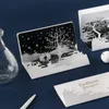 Nouvel anniversaire miroir carte de voeux cartes de Noël avec enveloppe fête invitations de mariage cartes Invitaciones De Boda1285n