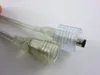 Fio cabo impermeável Extension Cord Freeshipping 100PCS X 100cm Masculino-Feminino Cristal Conector de alimentação CC Faixa de LED Luz por DHL / FedEx / UPS